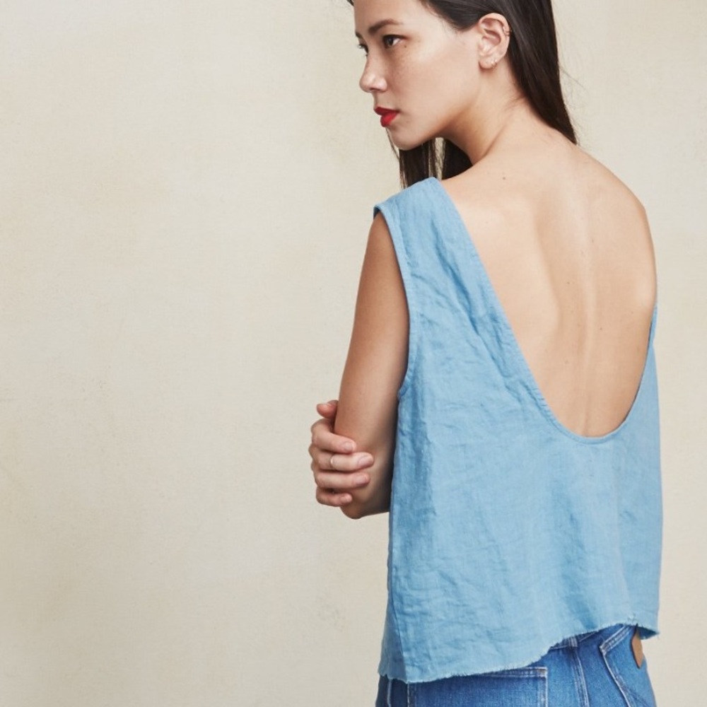 Used The Reformation Morgan top in spruce